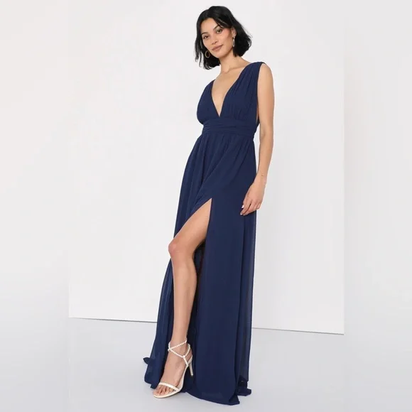 heavenly hues navy blue maxi dress Calvary Maxi Dress main image 1